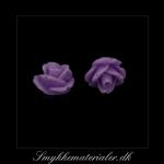 20093048, Cabochon resin, lavendel rose, 10x6,5 mm