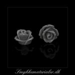 20093058, Cabochon resin, gr rose, 10x6,5 mm
