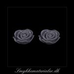 20093086, Cabochon resin, gr rose, 13x5 mm