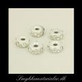 20090082, Stardust rondel med rhinestene (925), 6 mm