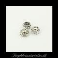 20090100, Mellemled, tibetansk slv rondel 8,5x5 mm