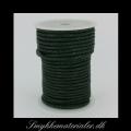 20090621, Flettet ldersnor, rund, mrkegrn 3 mm