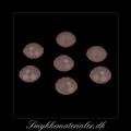 20090695, Laksefarvet facet acryl rondel, 8x5,5 mm