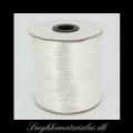 20090771, Rund hvid silkesnor 2 mm