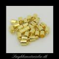 20091235, Forgyldt endedupper 9x5 mm