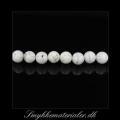 20091541, Hvid turkis magnesit, rund og glat, 12 mm - streng