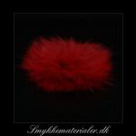 20091817, Imiteret pelskugle, rød 8 cm