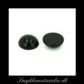 20091915, Cabochon, sort onyx, rund 12 mm