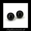 20091633, Sort onyx, rund og glat, 12 mm