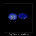 20091938, Cabochon, blå howlite, rund 12 mm