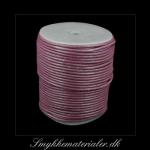 20092082, Metallic Pink lædersnøre 2,5 mm