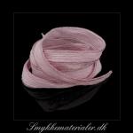 20092375, Silkebånd 83 cm, lyserød m/pink metallic kant