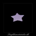 20092827, Skind-stjerne, lyselilla / helfarvet, 20 mm, 1 stk