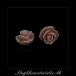 20093042, Cabochon resin, pudder rose, 10x6,5 mm