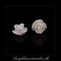 20093052, Cabochon resin, creme rose, 10x6,5 mm