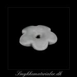 20093322, Lysegrå Keramik blomst, 22 mm