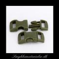 20093423, Army grn plastik klikls, 28x15 mm