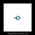 20093512, Lyseblå Swarovski link vedhæng, 6 mm, 1 stk.