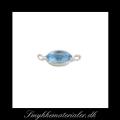 20093514, Lyseblå Swarovski link vedhæng, 6x4 mm, 1 stk.